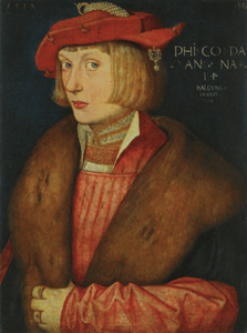 Hans-Baldung-Grien-Portrait-of-Count-Palatine-Philip-the-Warlike-1517-Oil-on-wood